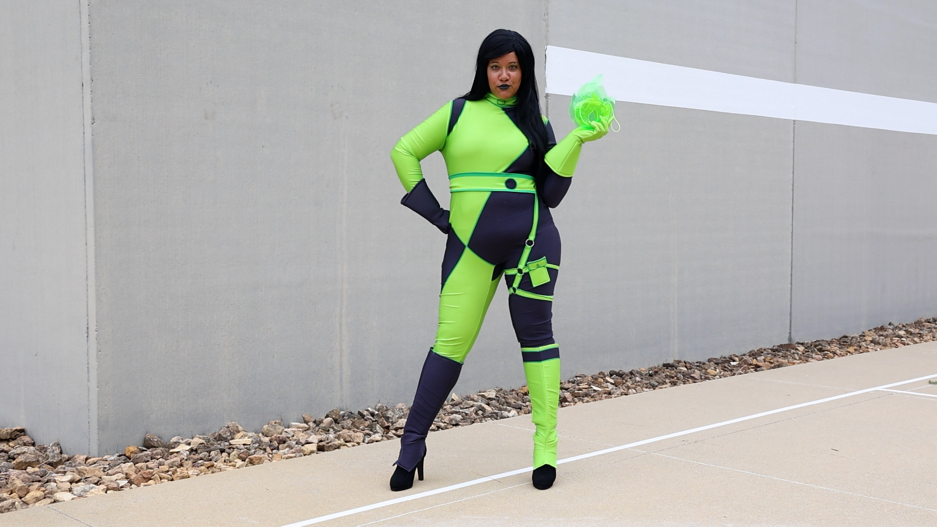 FUN7388PL Plus Size Women's Authentic Disney Shego Costume